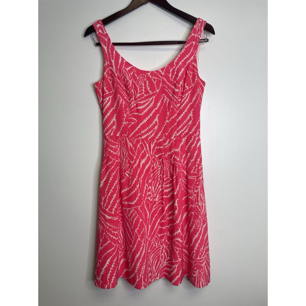 Lilly Pulitzer Posey Silk Dress in Show Me Your Stripes Splash Pink Size 4 -FLAW